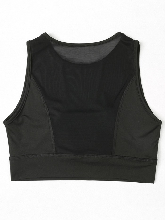 Sexy Black Short See-Through Vests