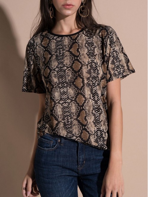 Printed Short Sleeve T-Shirt