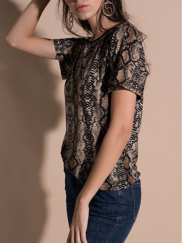 Printed Short Sleeve T-Shirt