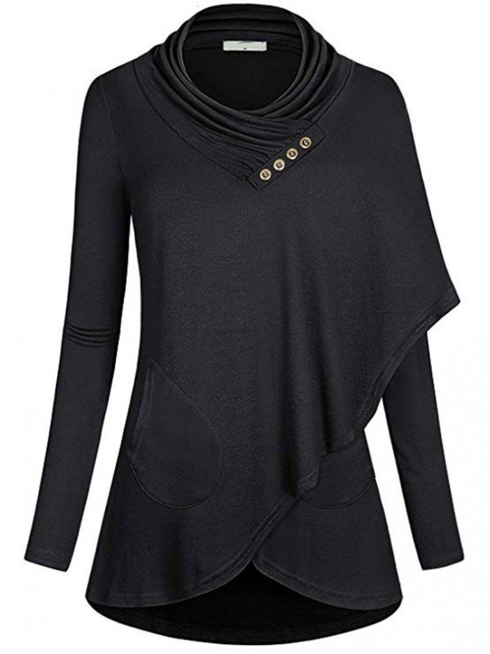 Elegant Pure Color Long Sleeve Casual T-Shirt