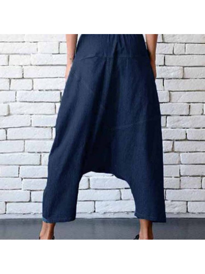 Casual Personality high elastic waist fork jeans