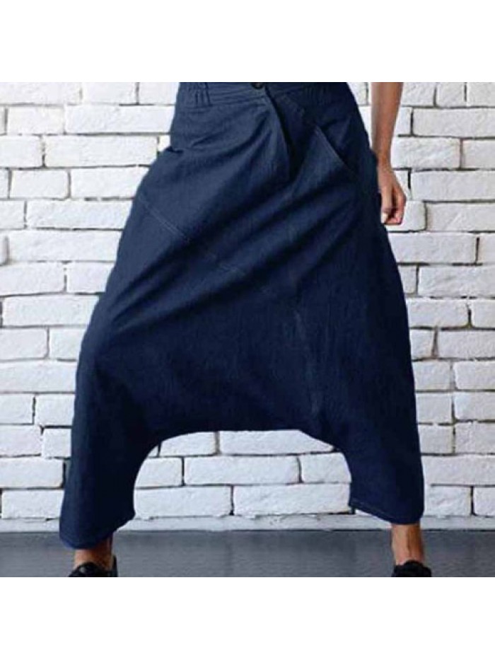 Casual Personality high elastic waist fork jeans