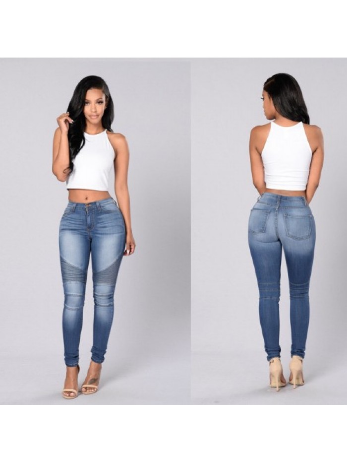 Sexy High Waist Slim Skinny Denim Jeans 