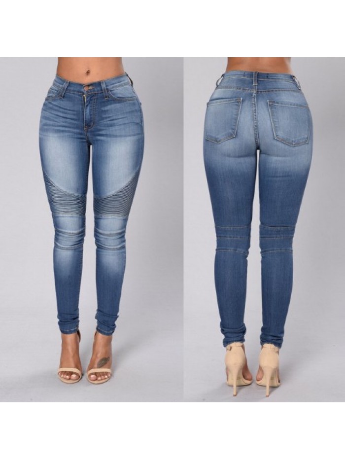 Sexy High Waist Slim Skinny Denim Jeans 