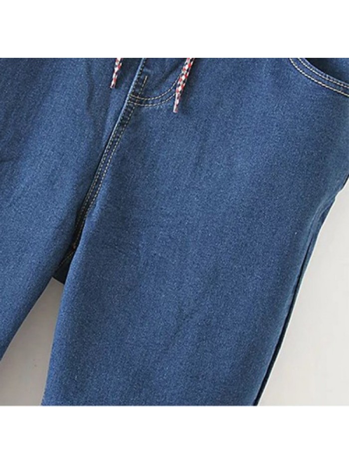 Dark Blue Fashion Women Denim Jeans